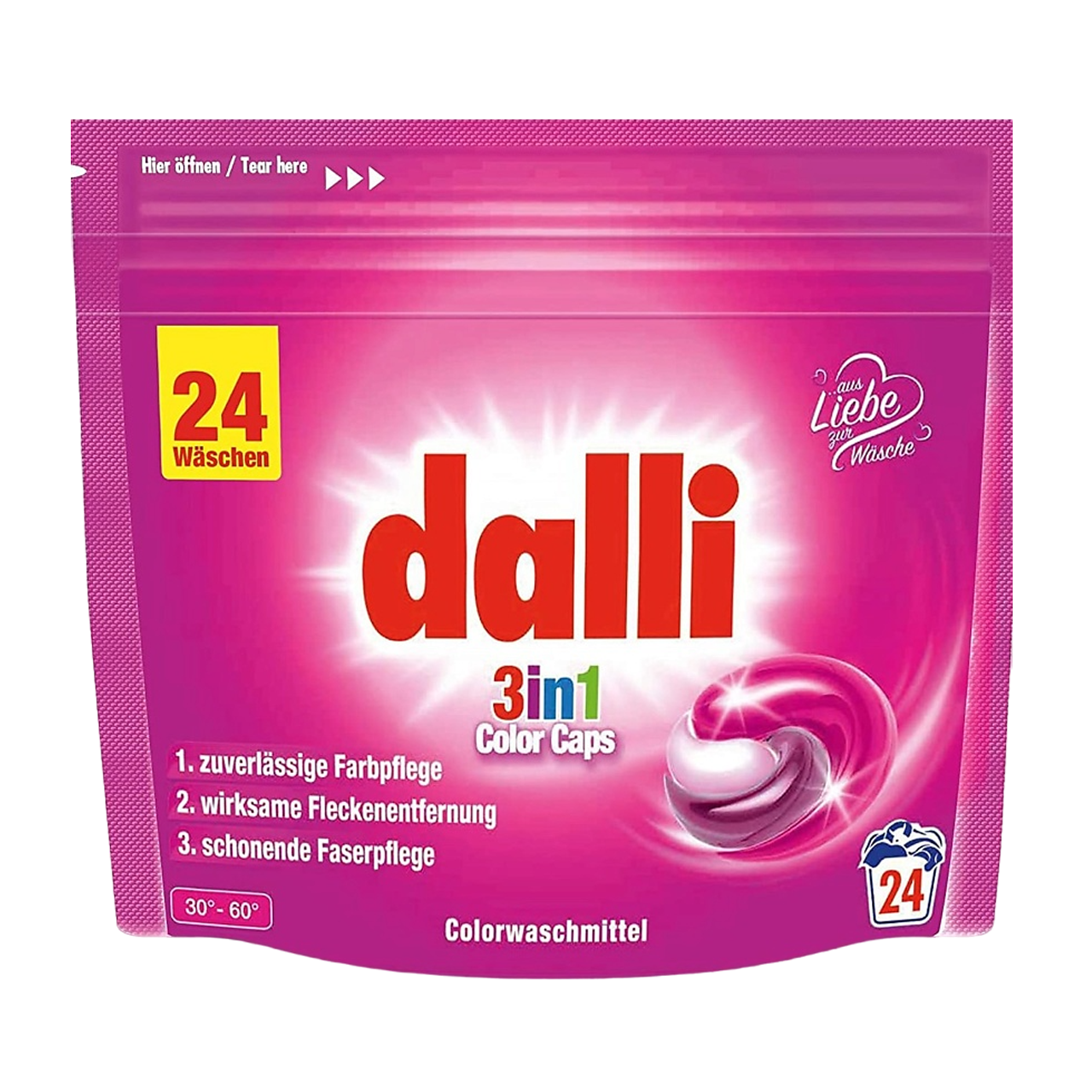 Dalli Капсулы для стирки Color 3in1 24 капсулы