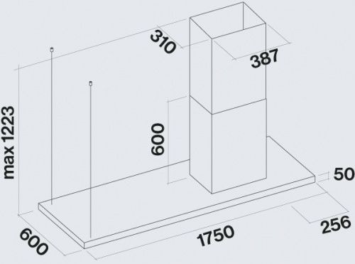 Вытяжки FALMEC LUMEN ISOLA NRS 175 DX