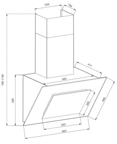 Вытяжки Graude DHK 60.0 EL