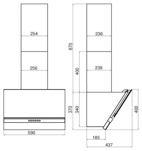 Вытяжки Faber KORUND WH A60