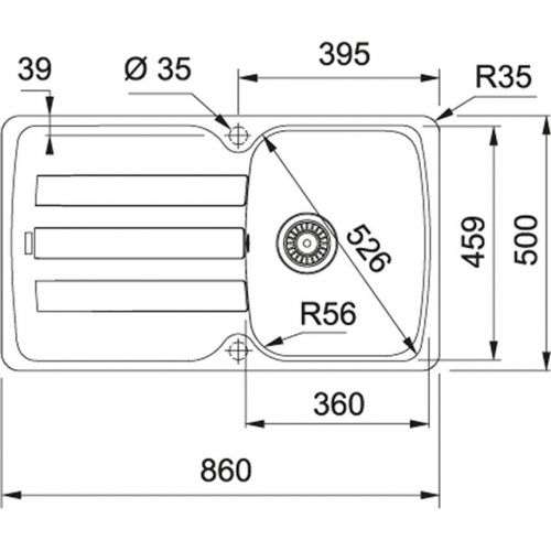 Franke AZG 611-86 бежевый_1