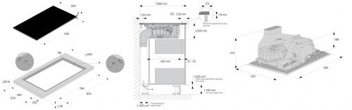 Встраиваемые рабочие поверхности ASKO HIHD854GF