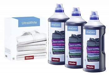 Набор моющих средств для ухода за бельём 3×UltraColor + 1×UltraWhite (Miele)