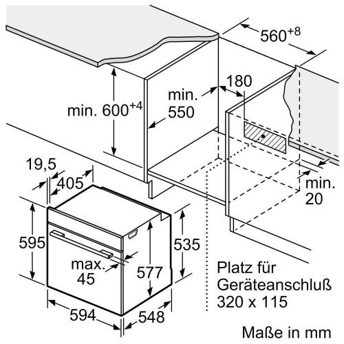 Встраиваемые духовые шкафы Bosch HBG7321W1