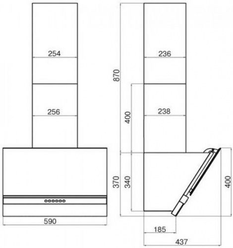 Вытяжки Faber BERYL BK A60