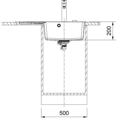 Franke CNG 611/211-78 TL чаша слева оникс 114.0639.731_2