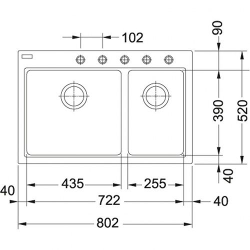 Franke FIG 620-80 оникс_