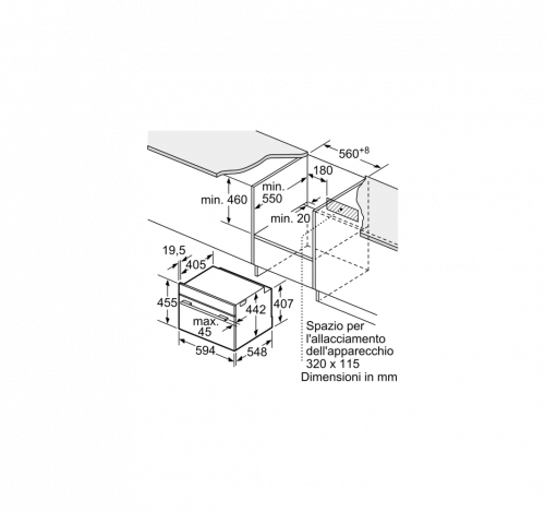 Встраиваемые духовые шкафы Bosch CMG778NB1