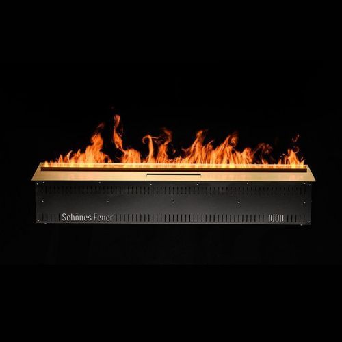 Электрокамины Электрический очаг Schones Feuer 3D FireLine 1200 Латунь