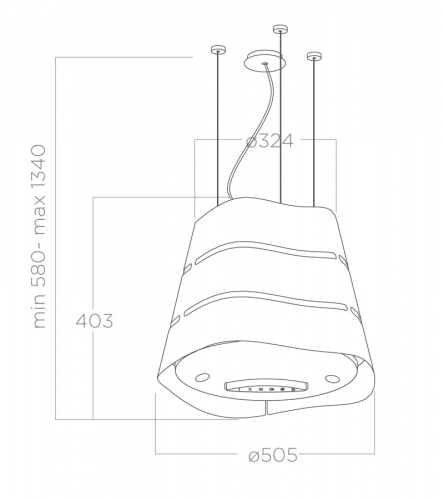 ELICA WAVE UX BL MAT/F/51_2