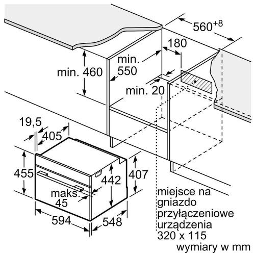 Встраиваемые духовые шкафы Bosch CMG7241B1