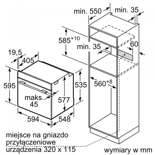 Встраиваемые духовые шкафы Bosch HBG7361B1