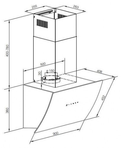 Вытяжки Graude DH 90.1 GE