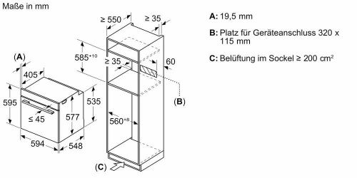 Встраиваемые духовые шкафы Bosch HMG776NB1