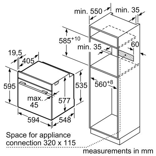 Встраиваемые духовые шкафы Bosch HBG675BS1