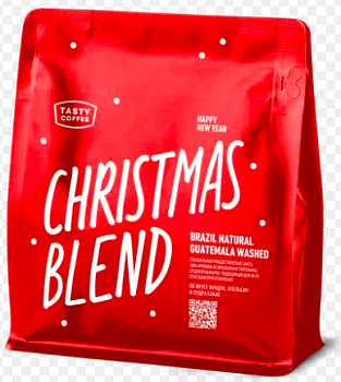 Tasty Coffee смесь "Christmas Blend", в зернах, 250 грамм