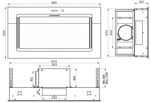 Вытяжки Faber C-AIR KL A90